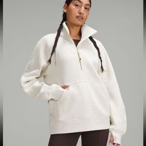 Lululemon oversized scuba half zip size M/L